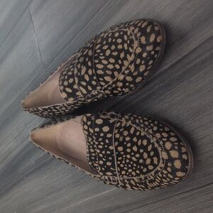 Madewell The Alex Loafer In Dotted Calf Hair